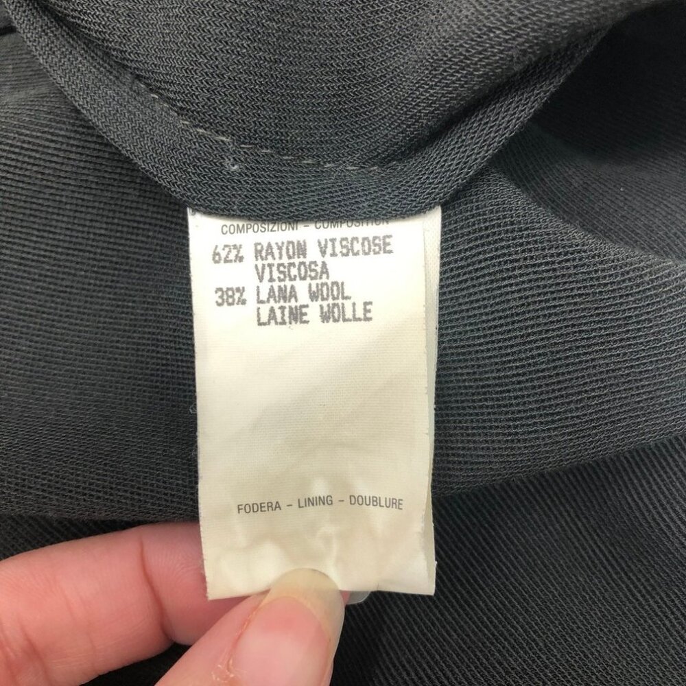 Gucci Vintage Black Jacket Blazer Size 44 Rayon Wool 1990s - Picture 7 of 8